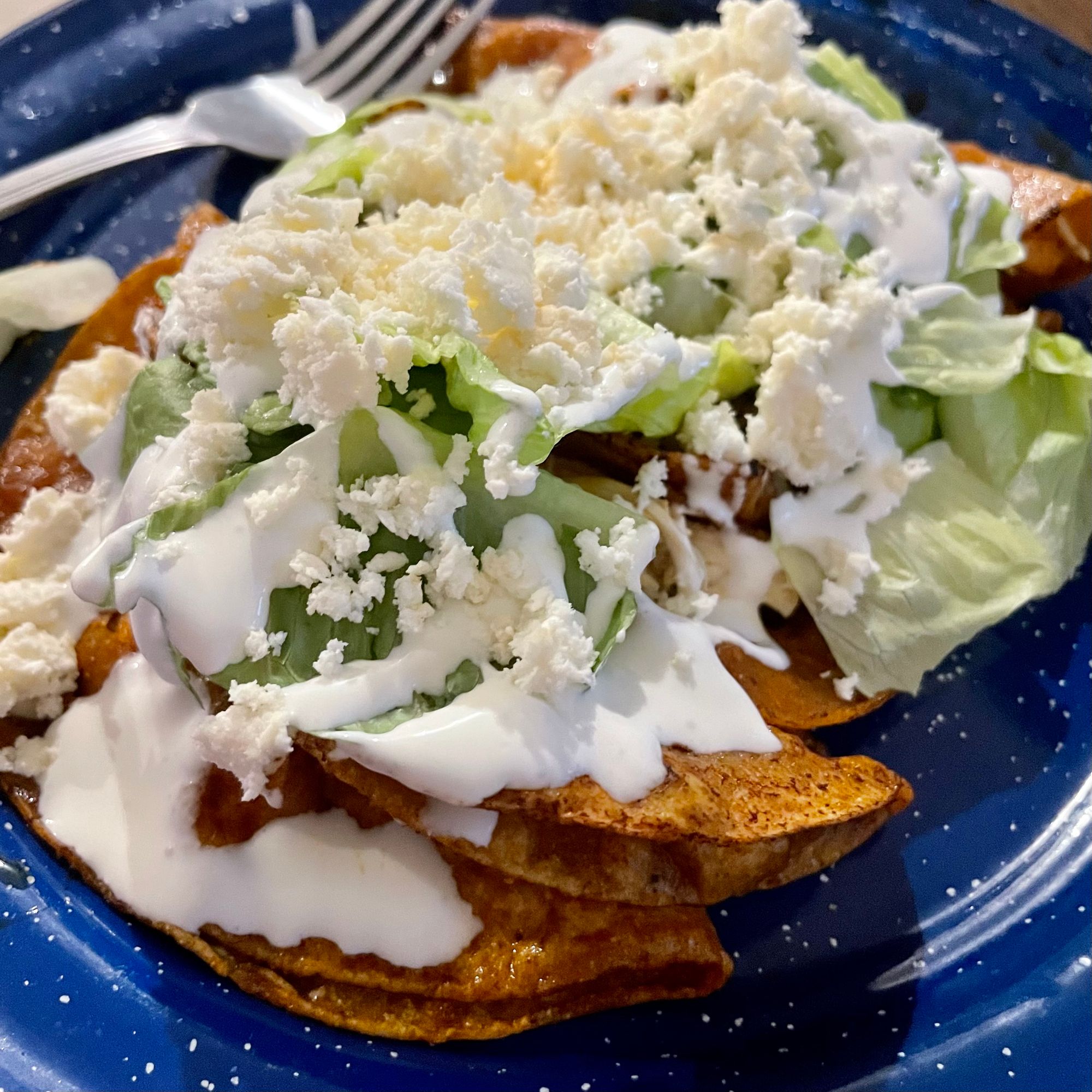 Enchiladas & Una Coquita - Receta de casa.